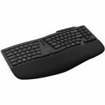 Kensington Pro Fit Ergo KB675 EQ TKL Rechargeable Keyboard - Wireless Connectivity - Bluetooth - Tenkeyless - 32.81 ft - 2.40 GHz - USB Interface - Windows  Mac OS  ChromeOS - Universal