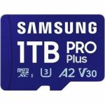 Samsung MB-MD1T0SA/AM 1TB PRO Plus microSDXCMemory Card with SD Adapter Max Writes 130MB/s Max Reads 180MB/s