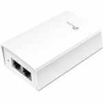 TP-Link TL-POE4824G Gigabit 48VDC Passive PoE Adapter - 120 V AC  230 V AC Input - 48 V DC Output - 1 x RJ-45 Input Port(s) - 1 x RJ-45 Output Port(s) - 24 W