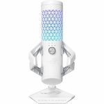 Asus ROG Carnyx Wired Condenser Microphone for Gaming  Vocals  Voice  Recording  Live Streaming  Podcasting  Notebook  Computer - White - 9.84 ft - 20 Hz to 20 kHz -37 dB - Cardioid - S