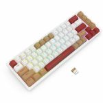 Redragon RAMMUS K677 PRO Gaming Keyboard - Wired/Wireless Connectivity - Bluetooth/RF - Compact - 2.40 GHz - USB Type C Interface - RGB LED - 61 Key(s) - Brown Switch Keyswitch