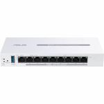 ASUS ExpertWiFi EBG19P Gigabit PoE+ VPN Wired Router 8 PoE+ Ports 123W Up to 3 WAN ethernet Ports+ 1 USB WAN Perfect for APs