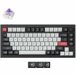 Keychron Q1H-M1 Q1 HE QMK Wireless Custom KeyboardFully Assembled Knob Carbon Black Gateron Double-Rail Magnetic Nebula Switches