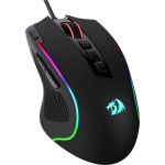 Redragon Predator M612 Gaming Mouse - Optical - Cable - Black - USB 3.0 - 8000 dpi - 11 Programmable Button(s) - 1