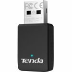 Tenda U11 IEEE 802.11 a/b/g/n/ac/ax Dual Band Wi-Fi Adapter for Desktop Computer  Notebook - USB 2.0 - 886 Mbit/s - 2.40 GHz ISM - 5 GHz UNII - Compact