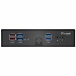 Shuttle XPC slim Barebone System - Slim PC - 1 x Processor Support - 1 Celeron 12th Gen 7305 1.10 GHz Penta-core (5 Core) - Intel Chip - 64 GB DDR5 SDRAM DDR5-4800/PC5-38400 Maximum RAM