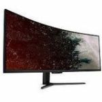 Acer UM.SE1AA.S03 EI491CR 49in Class Curved Screen32:9 LED Monitor VA Panel 3840x1080 FreeSync Premium Pro 400 Nit 4ms 144Hz