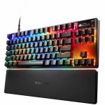 SteelSeries Apex Pro TKL Gen 3 Gaming Keyboard - Cable Connectivity - USB Type C Interface - RGB LED - Media Control Hot Key(s) - Windows 8.1  Mac OS X 10.13 High Sierra - English (US)