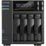 Asustor Lockerstor 4 Gen3 AS6804T 4 Bay NAS - AMD Ryzen Embedded V3C14 - 2.3GHz - Quad-Core - 16GB DDR5 - 4800MHz - 3 x USB 3.2