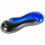 Kensington Slim Duo Gel Mouse/Trackball Wrist Rest - Blue - 0.87in Height - Blue - Gel - Mouse - 1
