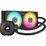 Corsair CW-9061016-WW iCUE LINK TITAN 240 RX RGBAIO Liquid CPU Cooler 2x RX120 RGB Fans Black