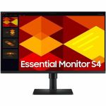 Samsung Essential S4 S27D402GAN 27in Class Full HD LCD Monitor - 16:9 - Black - 27in Viewable - In-plane Switching (IPS) Technology - 1920 x 1080 - 16.7 Million Colors - 250 Nit - 5 ms