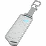 Asus ROG Strix Arion ESD-S1C/WHT/G/AS// Drive Enclosure PCI Express NVMe  M.2 - USB 3.2 (Gen 2) Type C Host Interface External - Moonlight White - 1 x SSD Supported - 1 x Total Bay - 10