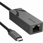 Sabrent 2.5Gigabit Ethernet Adapter - USB Type C - 5 Gbit/s Data Transfer Rate - 1 Port(s) - 1 - Twisted Pair - 2.5GBase-T - Portable - Black