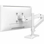 Ergotron Mounting Arm for Monitor  LCD Display - White - Height Adjustable - 1 Display(s) Supported - 34in Screen Support - 22 lb Load Capacity - 100 x 100  75 x 75 - VESA Mount Compati