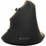 V7 MW400L Wireless Mouse Optical Black 20ft Radio Frequency 2.4GHz USB 1600 dpi Scroll Wheel 6 Button(s) - Left-handed