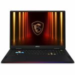 MSI Raider 18 HX AI A2XWJG-069US 18in Gaming Notebook UHD+ 120Hz Intel Core Ultra 9 285HX 64GB 2TB SSD RTX 5090 24GB Core Black