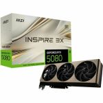 MSI G5080-16I3C NVIDIA GeForce RTX 5080 INSPIRE 3X OC Graphics Card 16GB GDDR7 PCI Express 5.0 1x HDMI 2.1a