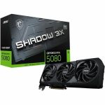 MSI G5080-16S3C NVIDIA GeForce RTX 5080 SHADOW 3X OC Graphics Card 16GB GDDR7 PCI Express 5.0 1x HDMI 2.1a