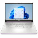 HP 14-d3000 14in Notebook Intel Celeron N4500 4GB  1366x768 Windows 11 Home in S mode Intel UHD Graphics - Honey Lavender