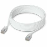 Ubiquiti UniFi Patch Cat 6A Cable 5M UniFi Premium Cat 6A Patch Cable 5M White - Ultra-thin braided shielded RJ45 patch cable designed and optimized for 10 GbE networking