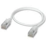 Ubiquiti Cat.6a 1FT Patch Network Cable Category 6a Network Cable for Network Device - Patch Cable - White