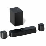 ULTIMEA Aura U2501 5.1 Bluetooth Sound Bar Speaker - 250 W RMS - Black - Wall Mountable - Surround Sound  Virtual Surround Sound - USB