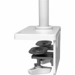 Ergotron LX Pro Large Base with 2-Piece Clamp (white) - 44 lb Load Capacity - Aluminum  Steel