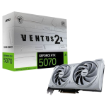 MSI G5070-12V2CW NVIDIA GeForce RTX 5070 VENTUS 2X OC WHITE Graphics Card 12GB GDDR7 PCI Express 5.0
