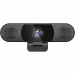 EMEET C980 Pro 4K - Plug & Play 3-in-1 Webcam with 4K lens  Four Noise Reduction Mics  Two 1W Speakers  and Magnetic Privacy Cover. 60&deg;-98&deg; adjustable Field of View with Auto Lo