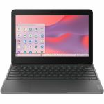 Lenovo 100e Chromebook Gen 4 100e 82W0001EUS 11.6in Chromebook - HD - 60 Hz - Octa-core (MediaTek Cortex A76 + Cortex A55) - 4 GB - 32 GB Flash Memory - English Keyboard - Graphite Gray