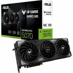 ASUS TUF-RTX5070-O12G-GAMING TUF Gaming GeForce RTX 5070 OC Edition Graphics Card 12GB GDDR7 PCI Express 5.0 2x HDMI 2.1a3x DisplayPort 2.1a  1x 16-pin Power Connector ARGB
