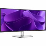 Dell Pro Plus P3425WE 34in Class UW-QHD LED Monitor 21:9 - Black Silver IPS LED Edgelight System Backlight 3440x1440 1.07 Billion