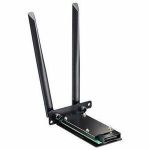 Optoma IEEE 802.11 a/b/g/n/ac/ax Bluetooth 5.2 Dual Band Wi-Fi/Bluetooth Combo Adapter for Interactive Display - 2.40 GHz ISM - 5 GHz UNII