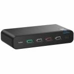 Belkin Universal DisplayPort Secure KVM  4-Port Dual Head with CAC - 4K - 11 x USB - 10 x DisplayPort - TAA Compliant