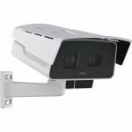 AXIS P1518-LE 8 Megapixel / 2 Megapixel Outdoor 4K Network Camera - Color - Box - White - TAA Compliant - Infrared Night Vision - H.264  H.265  H.264H  H.264M  H.264B  Zipstream  MJPEG