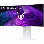 LG 34GX90SA-W 34in Ultragea WQHD (3440 x 1440) OLED Curved Gaming Monitor 240Hz 1ms NVIDIA G-Sync Compatible AMD FreeSync Premium VESA DisplayHDR True Black 400 webOS USB Type-C White