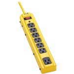 Eaton Tripp Lite Series 7-Outlet Industrial Safety Surge Protector - 4 ft. Cord  450 Joules  Metal Housing - Industrial  Household Electronic  Workplace  Factory  Garage  Warehouse  Aut