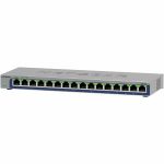 Netgear GS116-300NAS 16-Port Gigabit Ethernet Unmanaged Switch - 10/100/1000Base-T 2 Layer Supported 8.1W Power Consumption