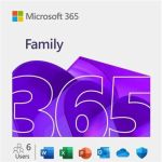 Microsoft EP2-32280 Microsoft 365 Family Subscription License - 1 Year - Medialess - PC Mac
