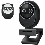 EMEET Piko+ (Black) - Dual-lens Webcam with one 4K 1/2.55in Sony Lens and one AI Assist Lens  Boosting color accuracy  face recognition  and ultra-fast focus. 3 MEMS Mics power 3 Voice
