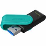 Kingston DTXS/128GB 128GB DataTraveler Exodia S USB Flash Drive - USB 3.2 (Gen 1) - Black Turquoise - 5 Year Warranty