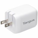 Targus&reg; 65W Multi-Port GaN Wall Charger - 65 W - 3.28 ft Cable - 120 V AC  230 V AC Input - 5 V DC  9 V DC  12 V DC  15 V DC  20 V DC Output - 3.25 A - White