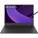 LG gram Pro 16T90TP-K.AAB4U1 16in Touchscreen Convertible 2 in 1 Notebook - WQXGA+ - 120 Hz - Intel Core Ultra 7 255H - Intel Evo Platform - 16 GB - 1 TB SSD - Obsidian Black - Intel Ch