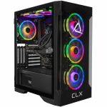 CLX SET TGMSETRTU5505BM Gaming Desktop Computer - Intel Core i9 14th Gen i9-14900KF - 32 GB - 2 TB PCI Express NVMe SSD - Mid-tower - Black - Intel Chip - Windows 11 Home 64-bit - NVIDI