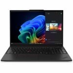 Lenovo 21QN0045US ThinkPad T16 Gen 6 16in NotebookAMD Ryzen AI 5 PRO 340 Processor 16GB DDR5-5600MT/s 256GB SSD M.2 2280 PCIe Gen4AMD Radeon 860M Graphics 14in WUXGA ISP Display Windows 11 Pro