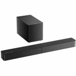 ULTIMEA Poseidon 5.1 Bluetooth Sound Bar Speaker - 340 W RMS - Black - Wall Mountable - Tabletop - 45 Hz to 18 kHz - Dolby Atmos  Surround Sound - USB - HDMI - 1