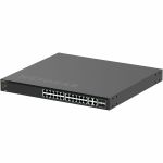 Netgear AV Line M4350-24M4X4V Ethernet Switch - 28 Ports - Manageable - Gigabit Ethernet  2.5 Gigabit Ethernet  5 Gigabit Ethernet  10 Gigabit Ethernet  25 Gigabit Ethernet - 2.5GBase-T