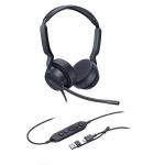 Yealink UH42 Headset - Stereo - USB Type C - Wired - 32 Ohm - 20 Hz to 20 kHz - Over-the-head  On-ear - Binaural - Supra-aural - 4.92 ft Cable - Noise Cancelling Microphone