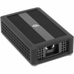 OWC Thunderbolt 4 10G Ethernet Adapter - Thunderbolt 4 (40Gb/s) - Over 900MB/s - 1x 10GBase-T (RJ45) - 10G/5G/2.5G/1G/100Mbps Auto Negotiation - Marvell AQC113 - Mac/Windows/Linux - 1 Y